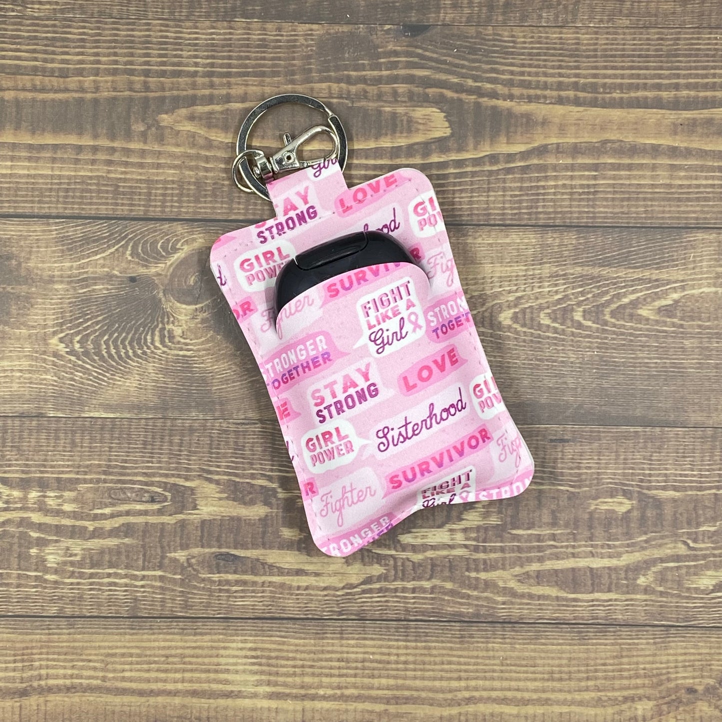 Hand Sanitizer Holder - Breast Cancer Awareness