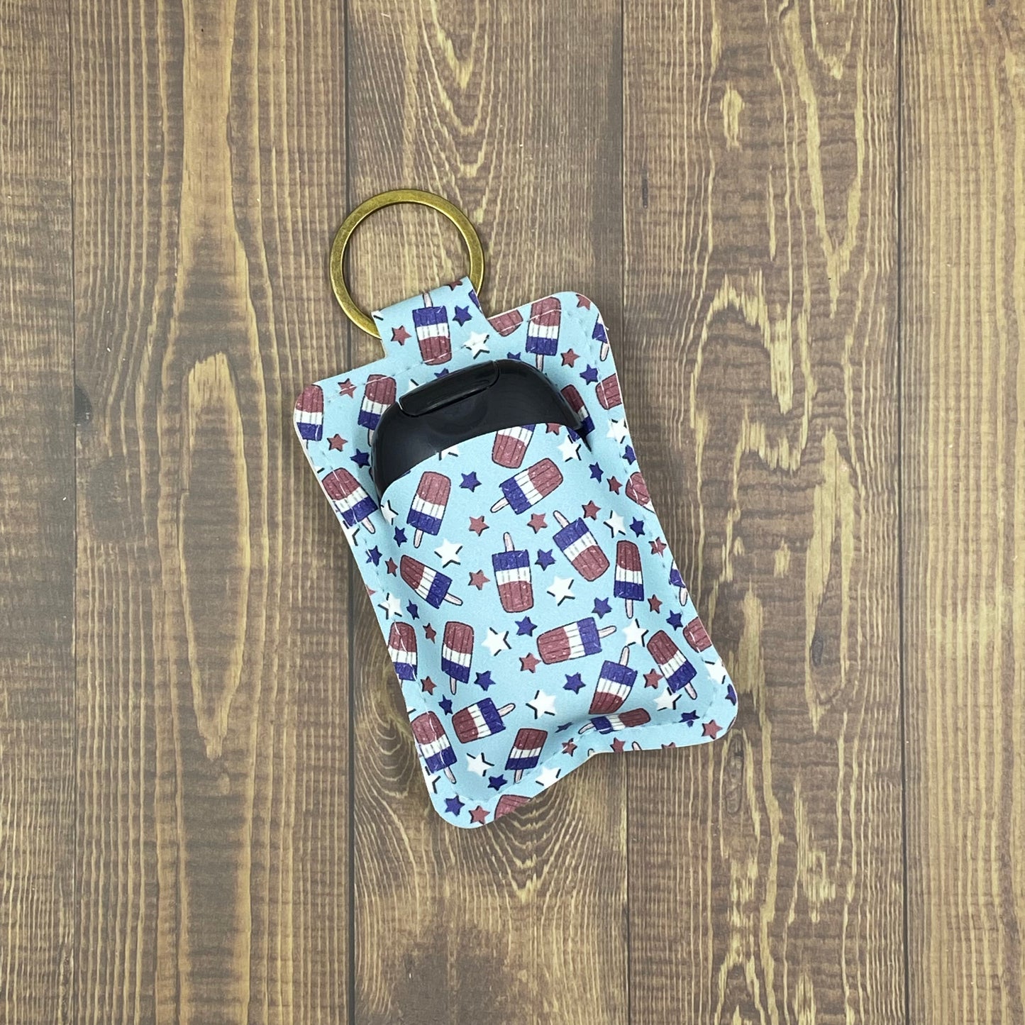 Hand Sanitizer Holder - Patriotic Ice Pops