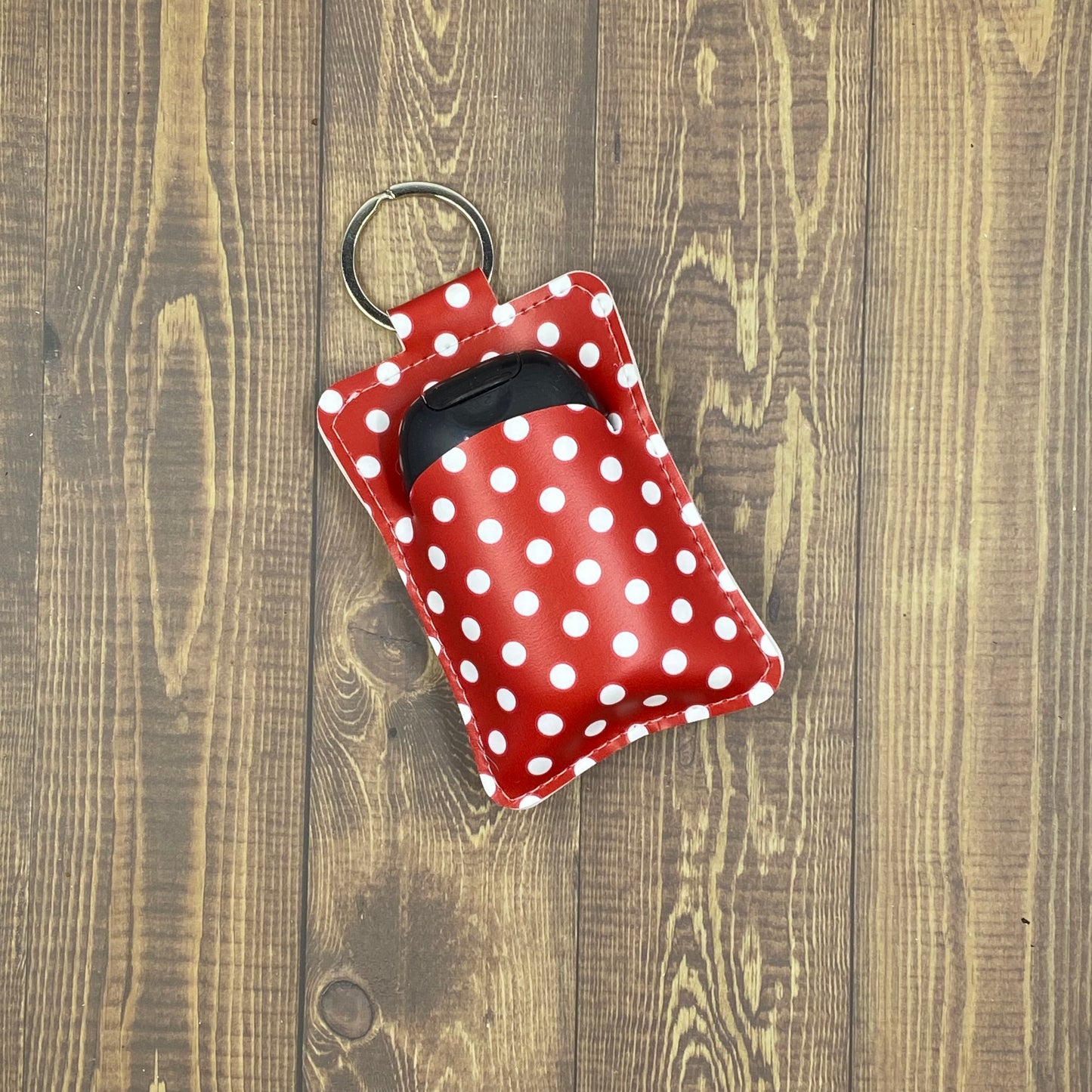 Hand Sanitizer Holder - Polka Dots